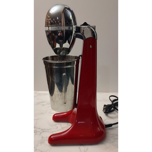 Hamilton Beach/Proctor Silex Vintage Drink Mixer Model 750RC 120V~60Hz~70W Red
